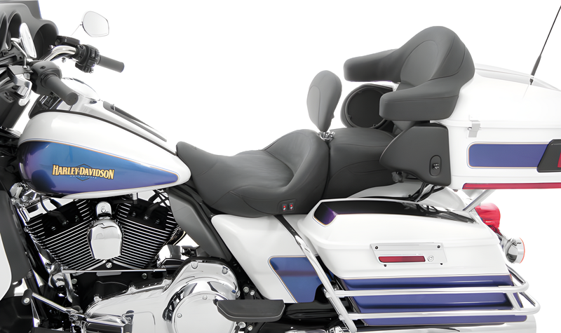 Mustang Motorcycle 1 Piece with Driver Backrest Original — 2008-2021 Harley-Davidson Touring