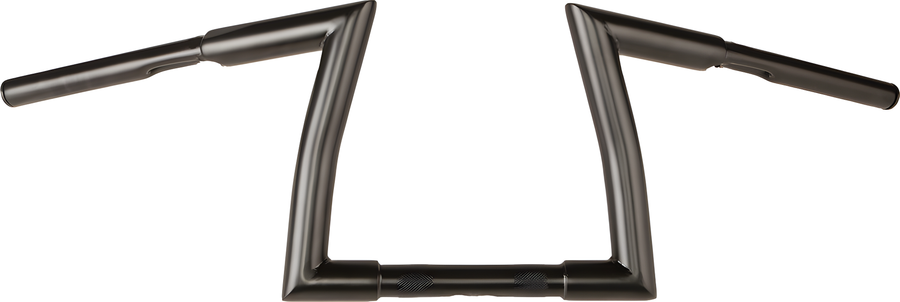 Harddrive Fat-Z Handlebars - 9" Rise Satin Black - Harley & Indian V-Twin