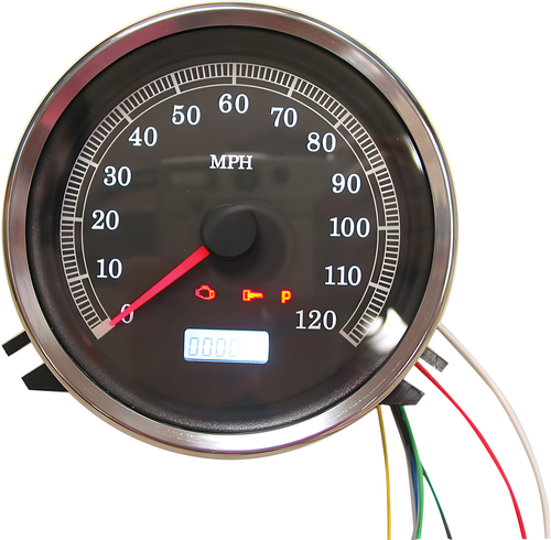 Harddrive Electronic Speedometer - Speedo Black Face 1999-2003 ST/Fxwg Models — Harley-Davidson (1999-2003)