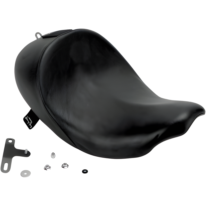 Danny Gray Standard Touring Bigseat Solo Seat - B/R FLH/FLT 08-UP — Harley-Davidson Road King, Electra Glide Ultra Classic, Street Glide (2008-2019)