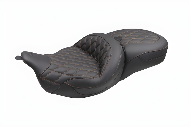 Mustang Motorcycle 1 Piece with Driver and Passenger Backrest Original — 2008-2025 Harley-Davidson Touring