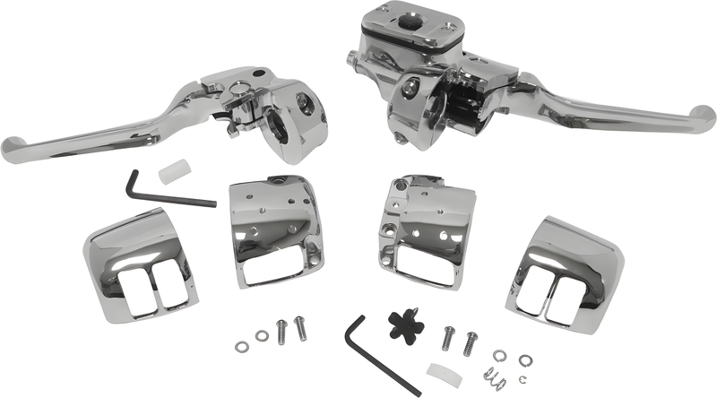 Harddrive Handlebar Controls - H/BAR Cntrls 9/16 M/CYL W/O Switches Chrome 1996… — Harley-Davidson (1996-2006)