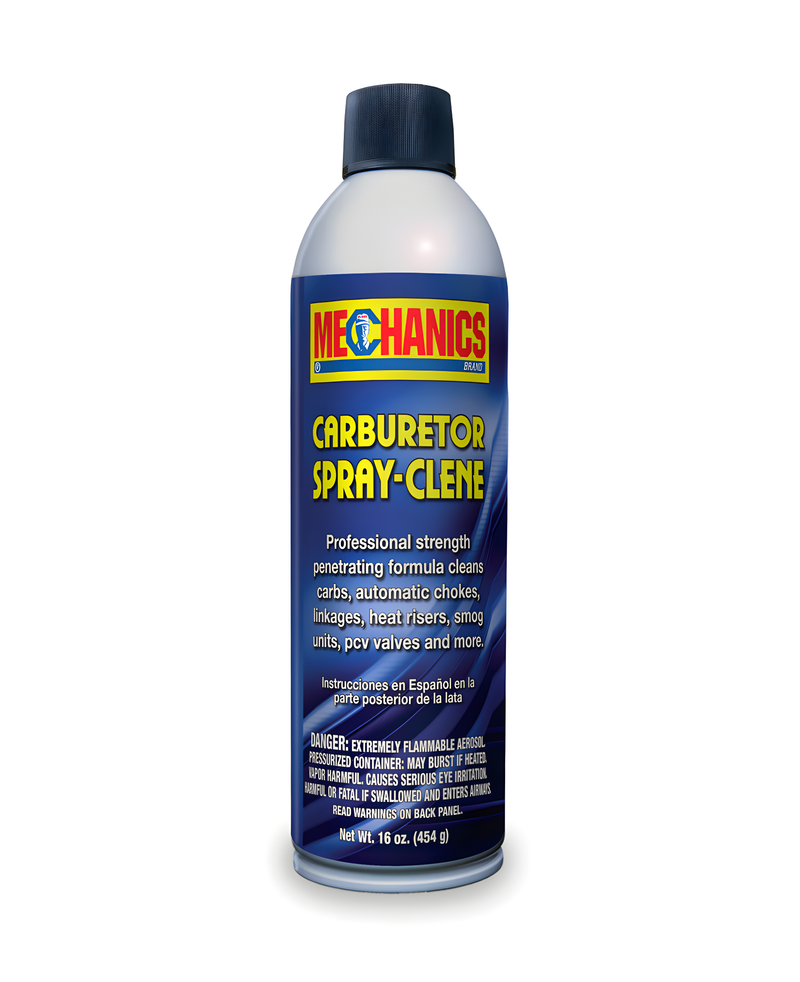 Mechanics Carburetor Cleaner - Spray Cleaner 16oz