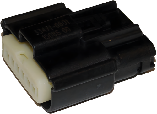 NAMZ Custom Cycle Molex MX-150 Female Connectors - 6-PIN FEM Conn BLK Thrttl Cn…