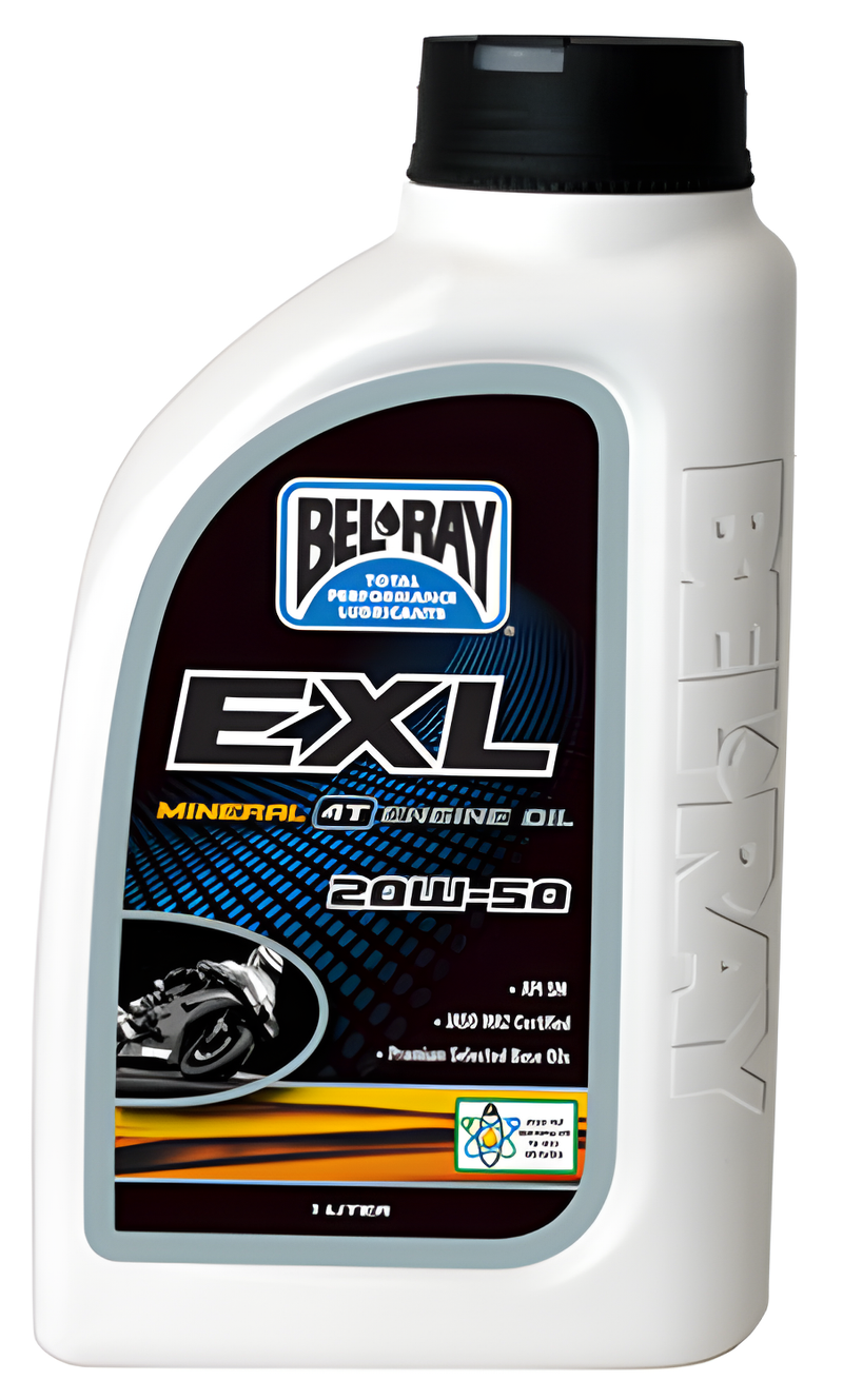 Bel-Ray EXL Mineral 4T Engine Oil - 20w50 4t 1l (12/Case Sold Ea)