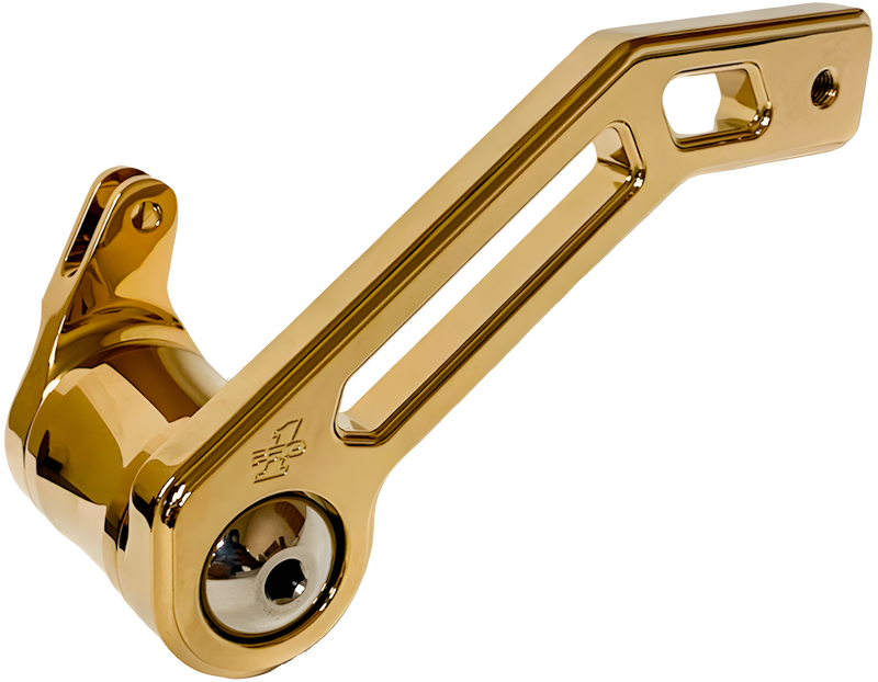 Pro One T-Rex Shorty Brake Arm - Gold `2014-2022 Touring — Harley-Davidson Road King, Tri Glide Ultra Classic, Electra Glide Ultra Limited (2014-2022)