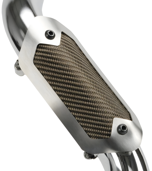 DEI Gen III Onyx Heatshield - 3 Onyx Heat Shield Brushed/Titanium 3.5