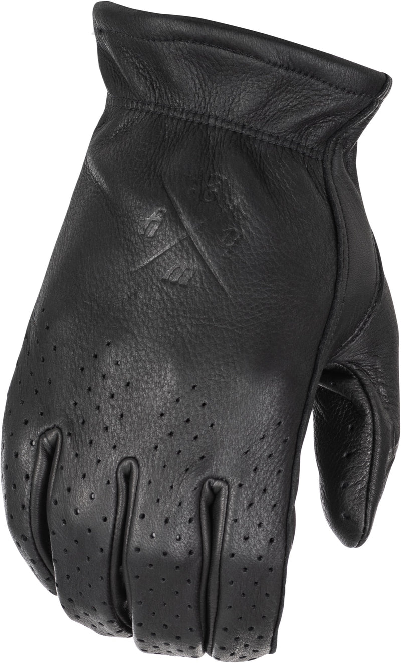 Highway 21 Louie Perforated Gloves - Black 4x