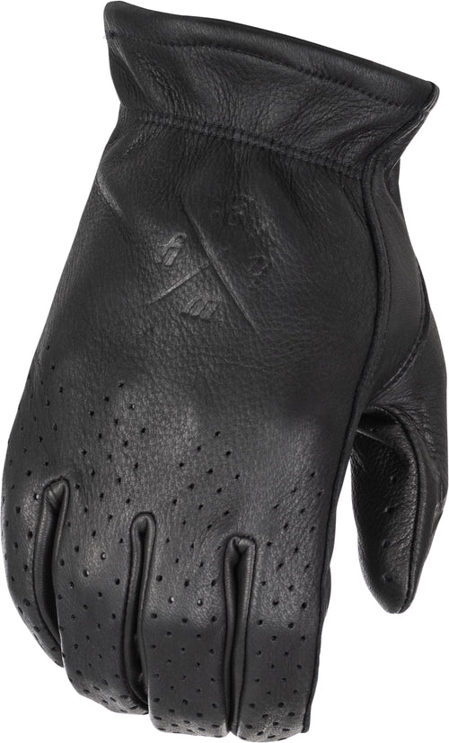 Highway 21 Louie Perforated Gloves - Black 3x